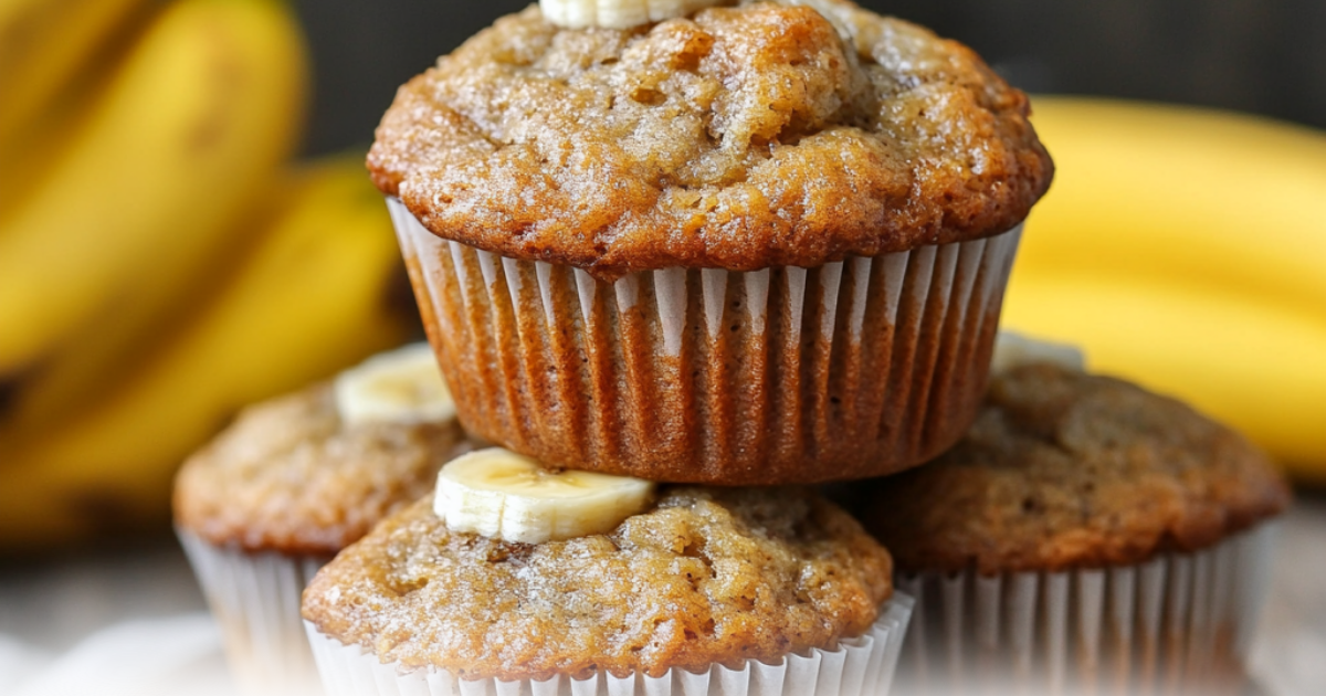 Banana Muffins No Egg