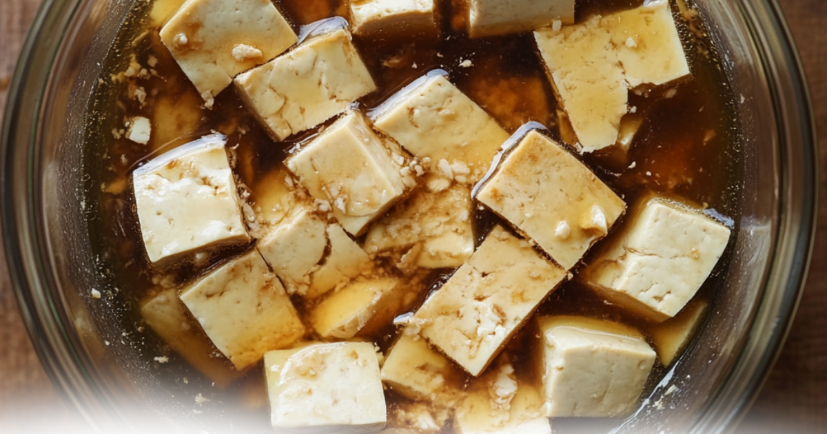 Do you marinate tofu before or after frying?