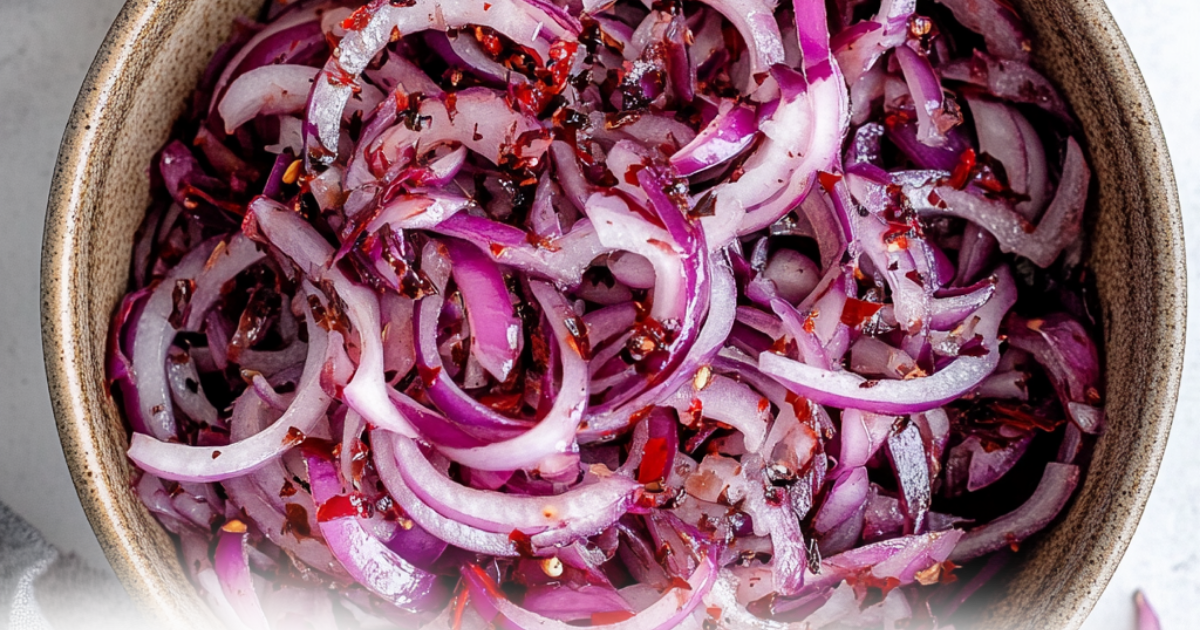 How to prep salad onion