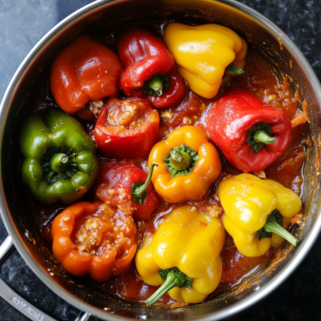 Should I boil peppers before stuffing them?