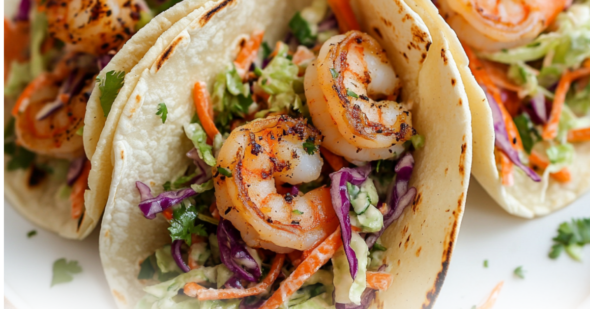 Shrimp Tacos With Slaw