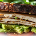 Turkey avocado sandwich