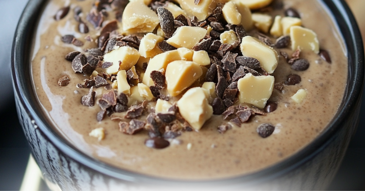 Chocolate Peanut Butter Chia Pudding