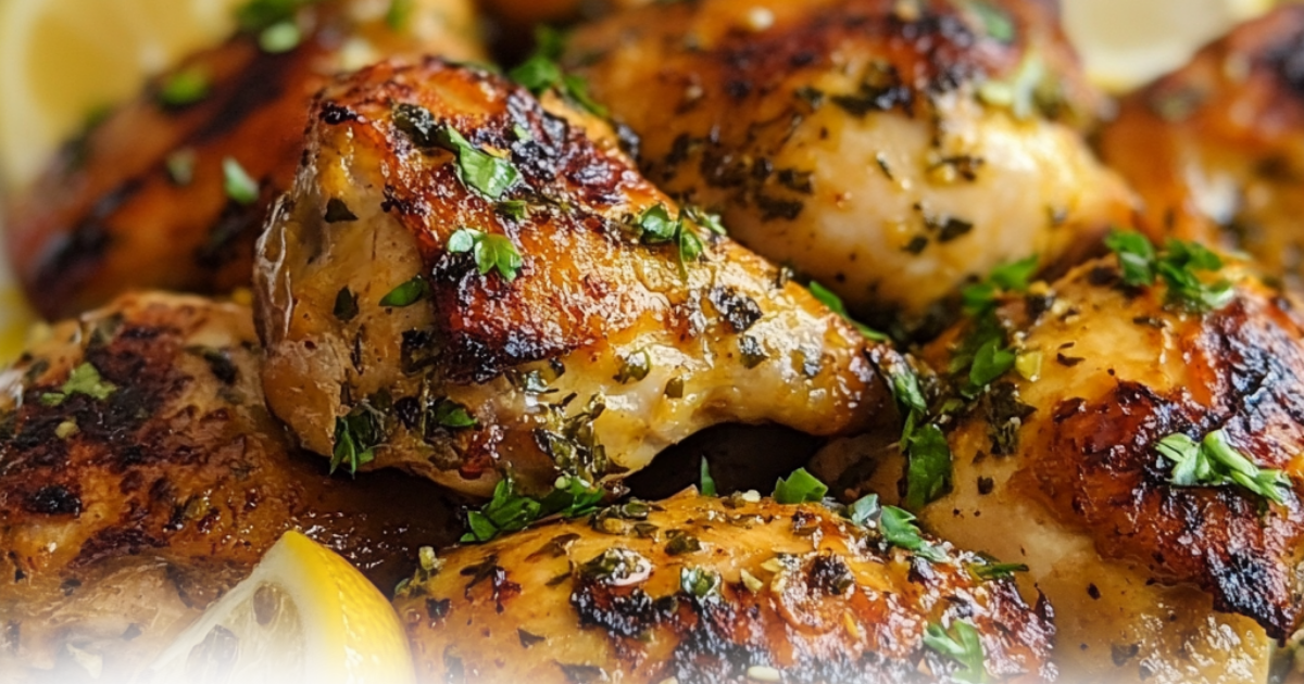 What to eat with lemon chicken