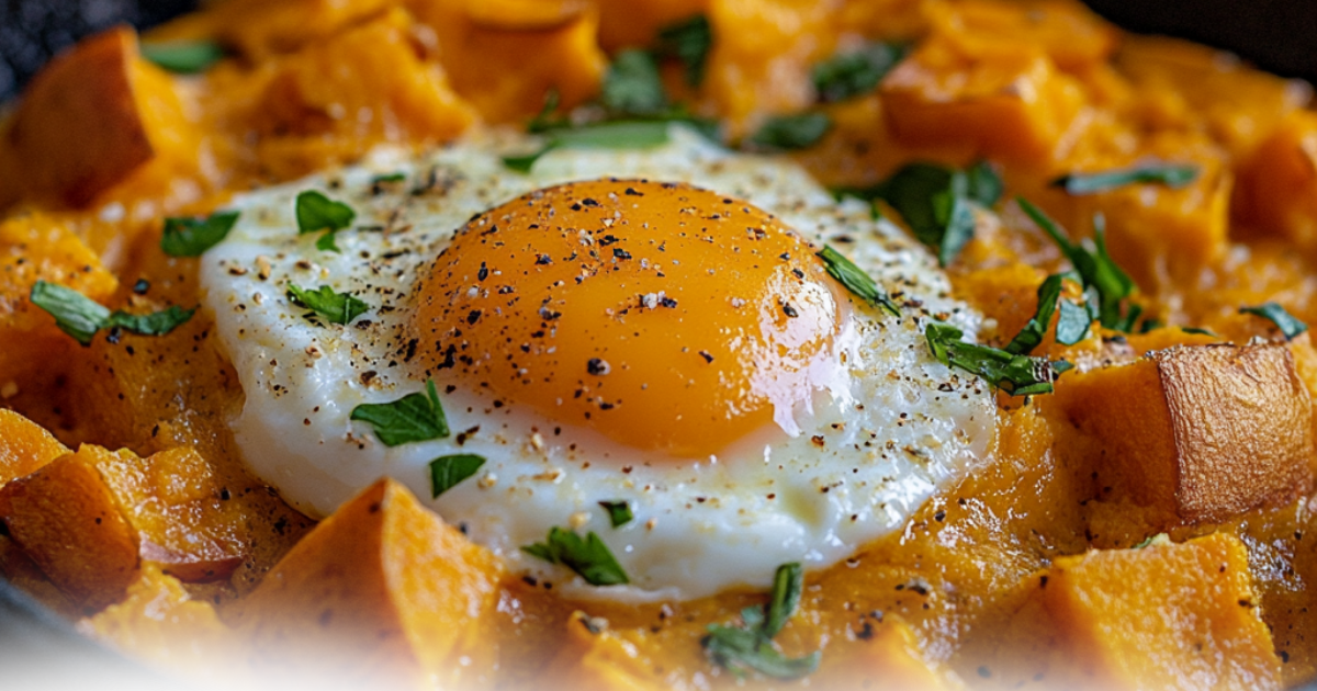 Why put eggs in sweet potatoes?