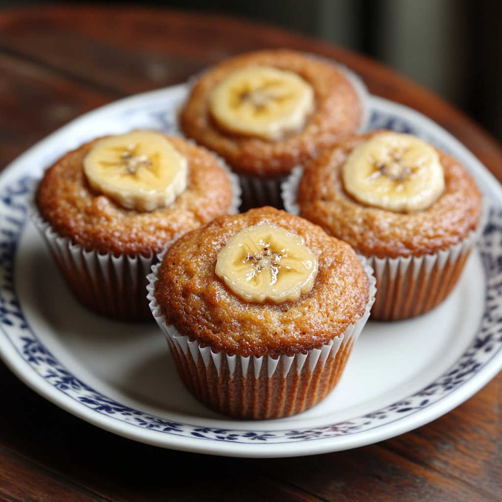 Banana Muffins No Egg