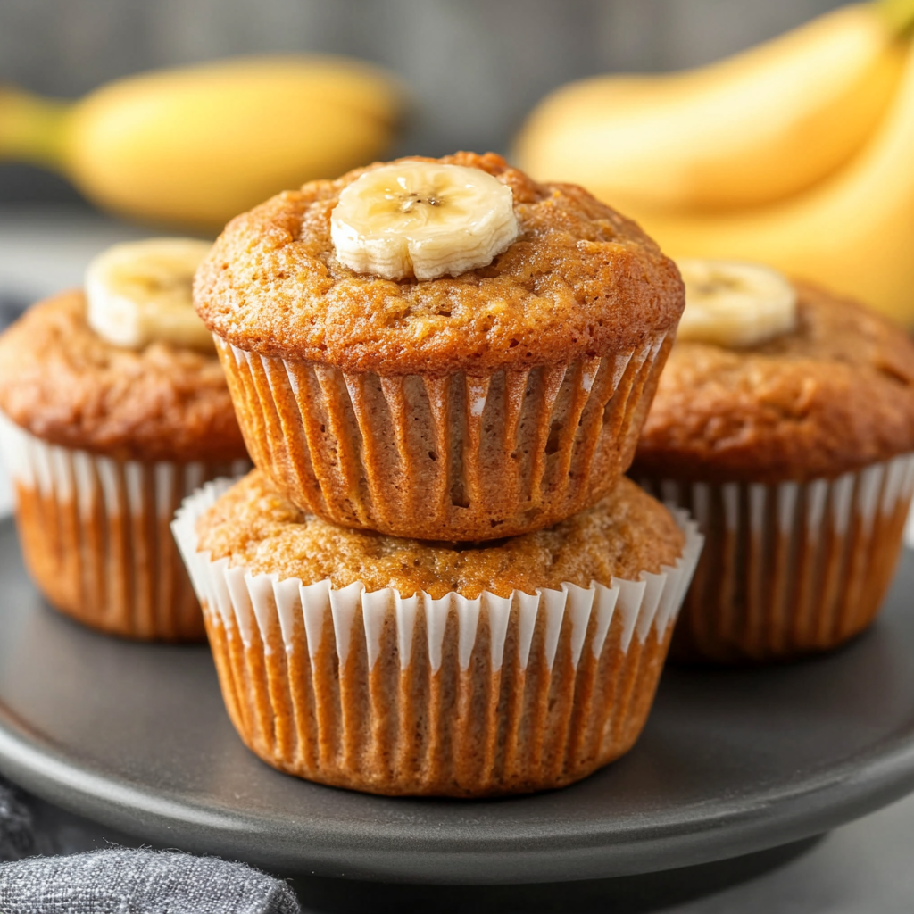 Banana Muffins No Egg