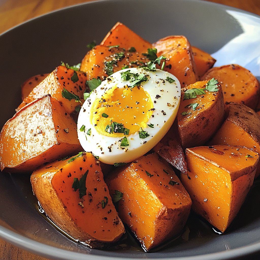 Why put eggs in sweet potatoes?