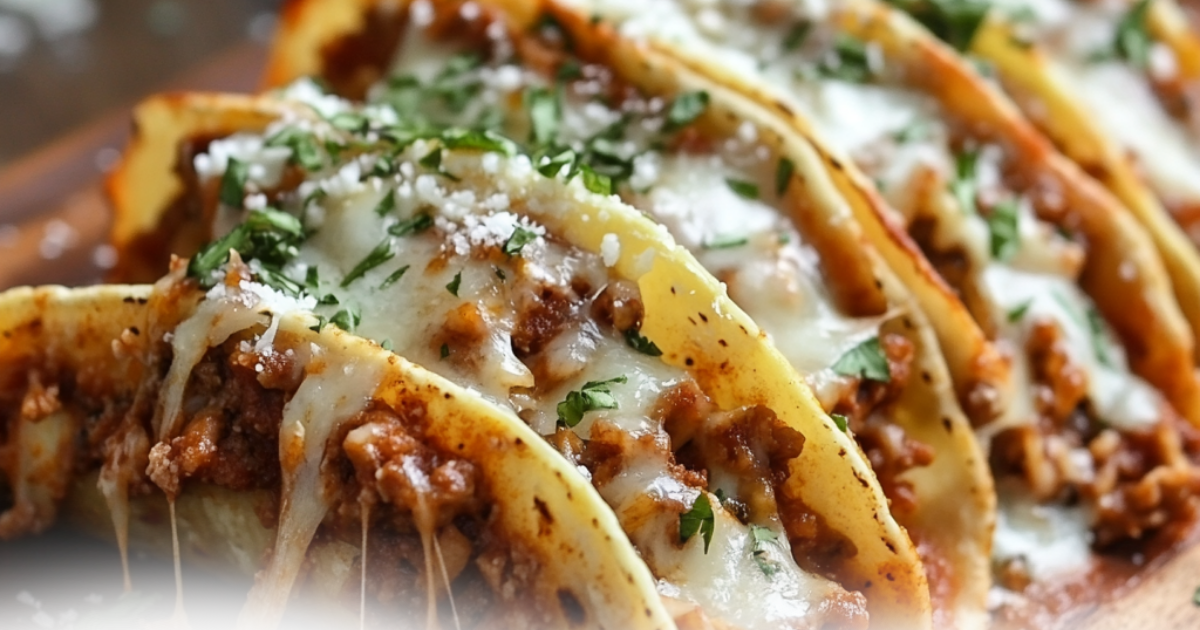 lasagna tacos