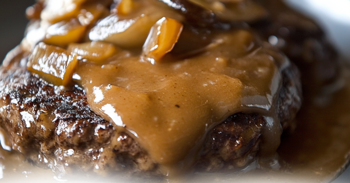 Hamburger Steaks with Onion Gravy